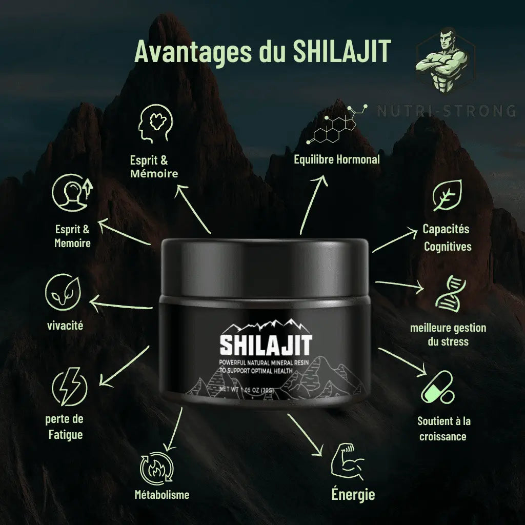 Shilajit– Énergie brute - nutri-strong