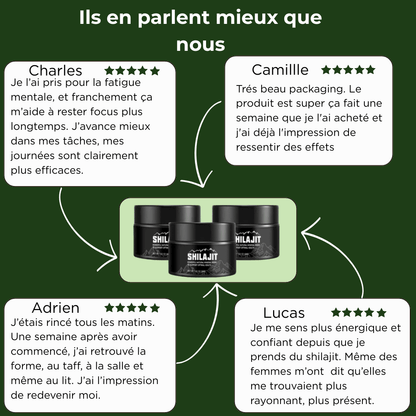 Shilajit– Énergie brute - nutri-strong