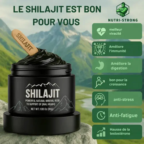 Shilajit– Énergie brute - nutri-strong