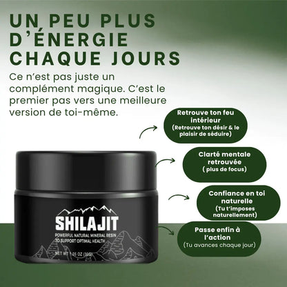 Shilajit– Énergie brute - nutri-strong